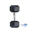 Wecare Fitness Rubber-Coated Chrome Handle 20 Lbs Dumbbells, Set of Two, Black, 2PK WC-2P-20LB-BK - alternate 8